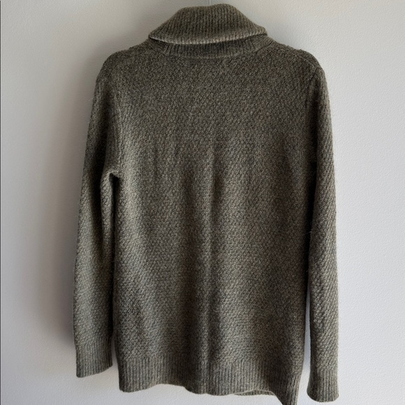 Ralph Lauren Olive Green Shawl-Collar Cardigan size M no flaws - Picture 7 of 7